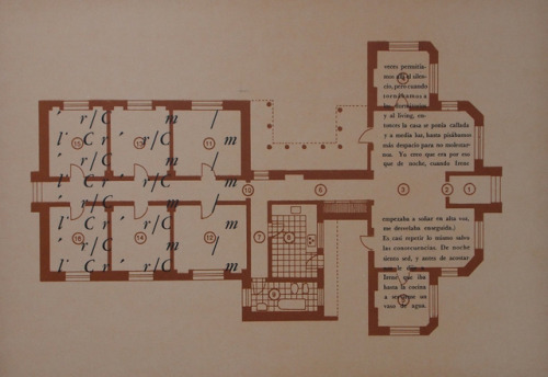 Excerpts from a graphic adaptation by designer Luis Fresán of...