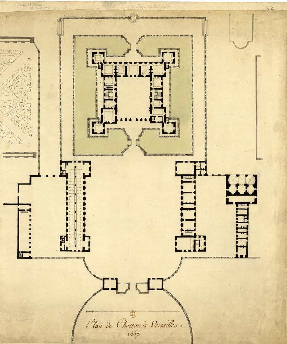 Prince De Versailles Archimaps Floor Plan Of The Chateau