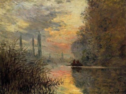 artist-monet:Evening at Argenteuil, 1876, Claude...