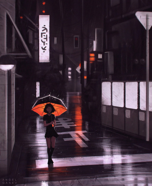 thecollectibles:Rainy Nights byAngel Ganev