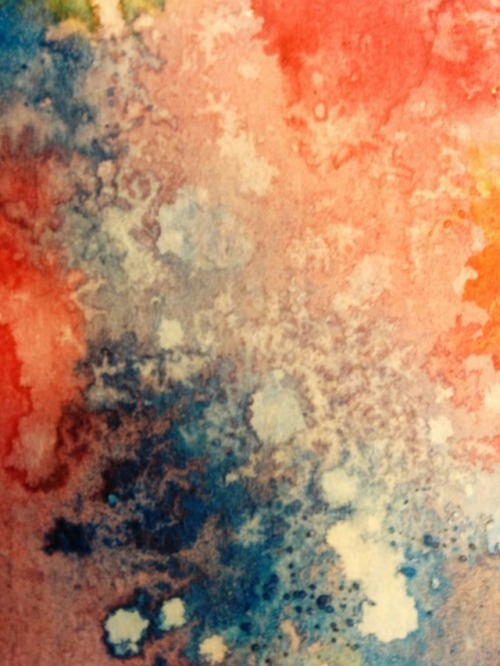 I so love how salt works with aquarelle. It’s one ot the most...