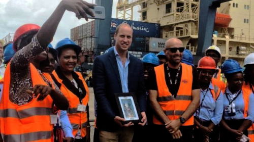 mrmrswales:The Duke of Cambridge visits the Dar es Salaam...