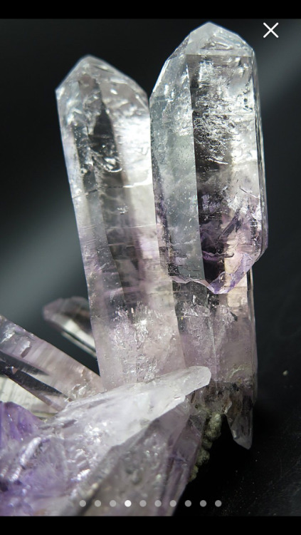 ghminerals:Quality amethyst crystal fan with a scepter...