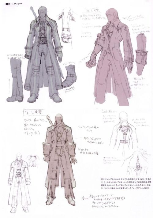 hulk-butter-buster:Dante -  Concept Art For Devil May Cry...