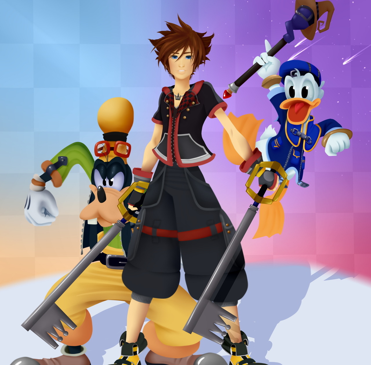 sora donald goofy on Tumblr