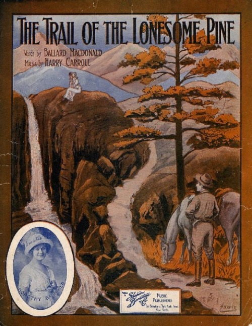 the trail of the lonesome pine sheet music