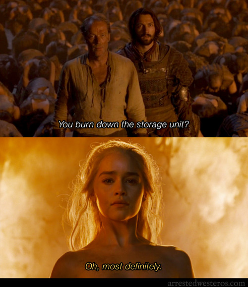 arrestedwesteros:Michael: You burn down the storage unit?...