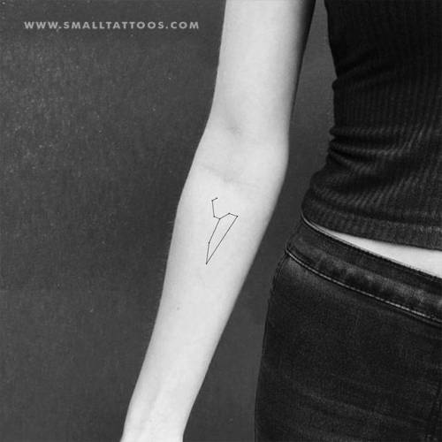 Leo constellation temporary tattoo on the forearm, get it here ►... leo contellation;constellation;temporary
