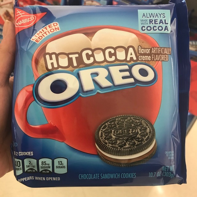 LIMITED EDITION NABISCO HOT COCOA OREO COOKIES