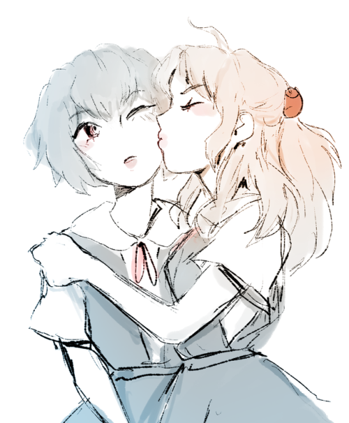 rei ayanami asuka langley sohryu evangelion neon genesis evangelion nge asurei my art requests