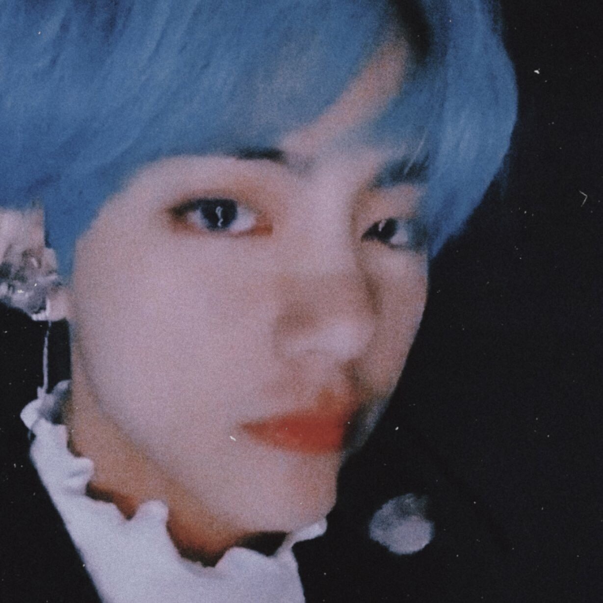 Taehyung Blue Hair Layout Tumblr