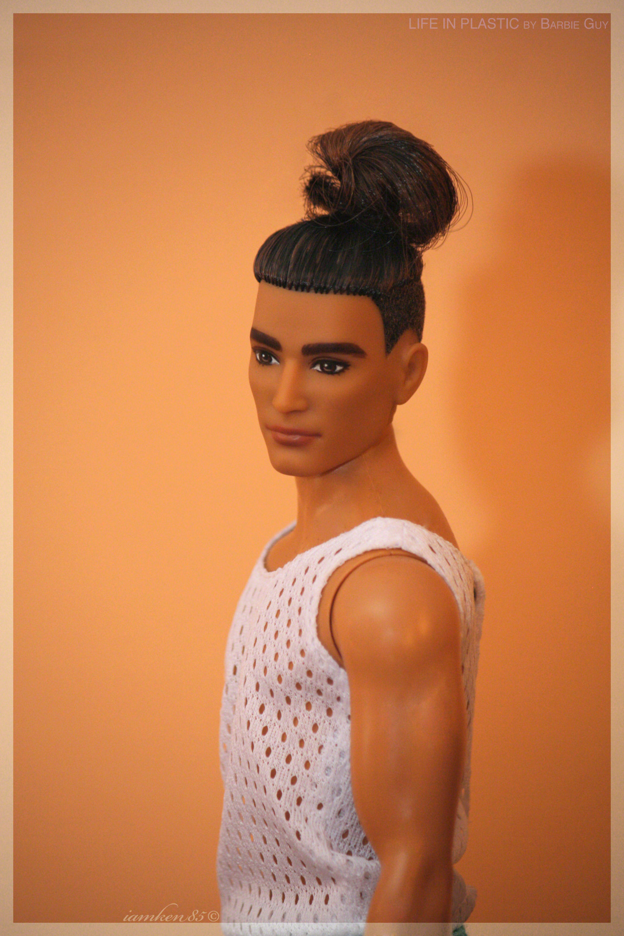 barbie with man bun