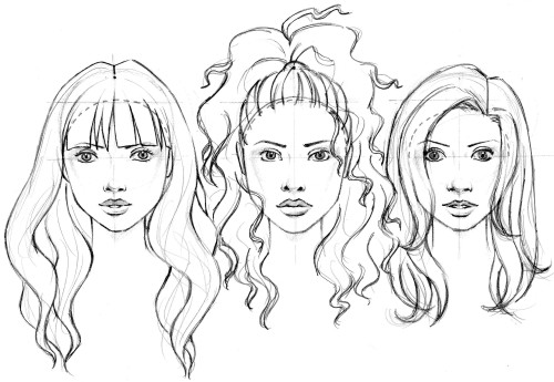 How To Draw Hair Tumblr