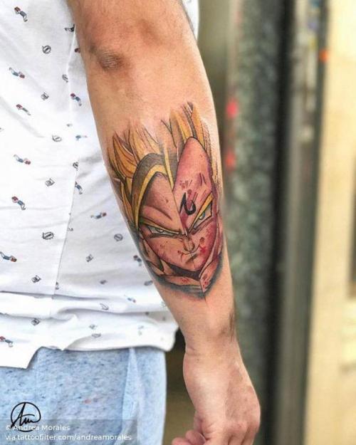Throw back to this goku tattoo from last year! Loved DBZ s… | Flickr