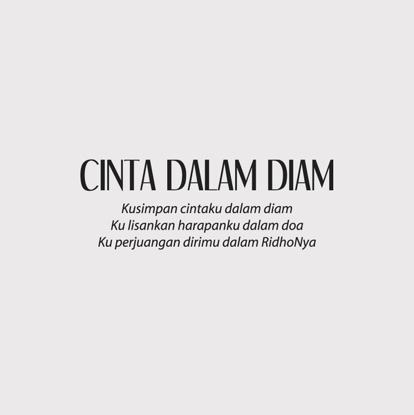 Bila Chenta Bertasbih Shintarahayu Cinta Dalam Diam