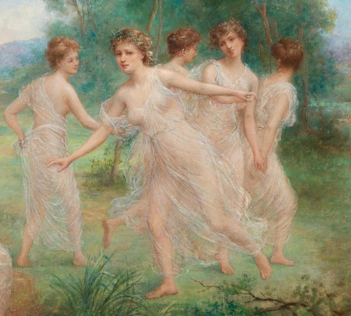 embriague-se-de-poesia:Francois Lafon -  Nymphs dancing...