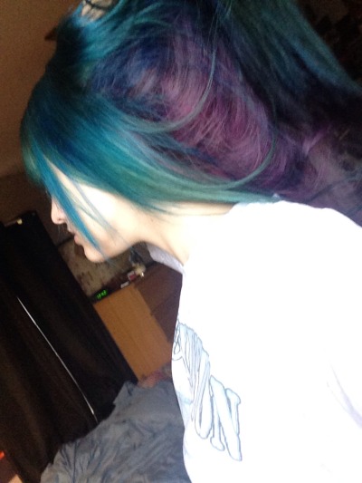 Blue And Purple Hair Tumblr