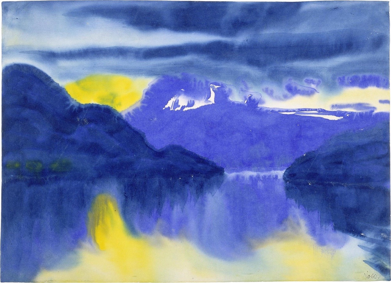 Dionyssos Tumbir Emil Nolde Lake Luzern Watercolor On Paper   Tumblr NnzrlxZtjS1rfj3p6o1 1280 