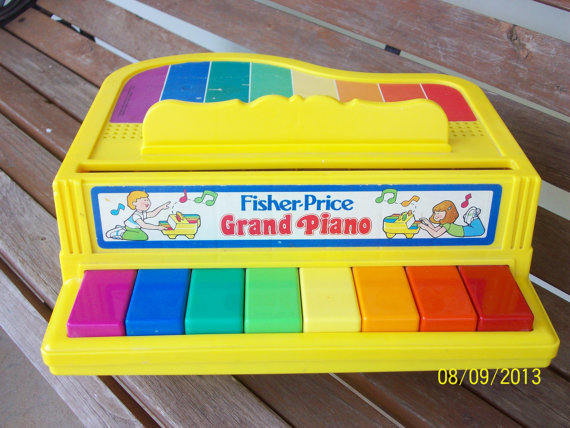 fisher price grand piano