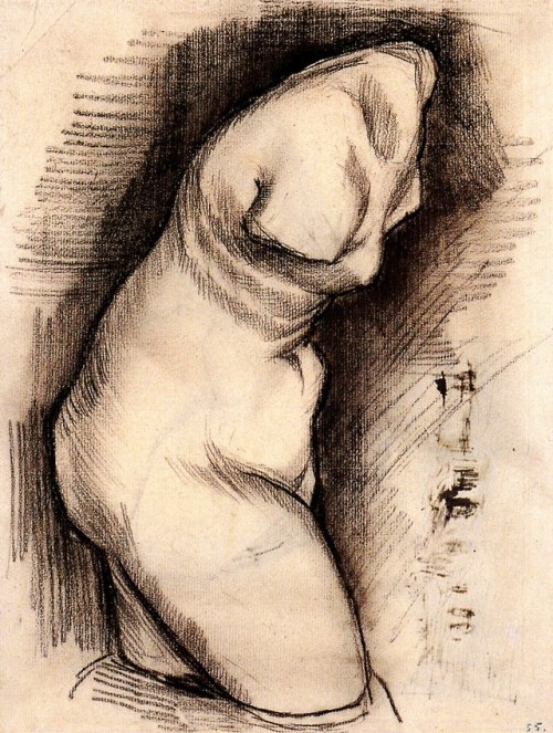 artist-vangogh:Torso of Venus, Vincent van GoghMedium:...