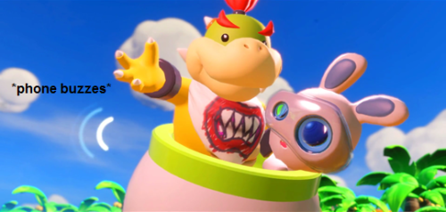 it-started-to-rain:Bowser (who’son vacation in this game)...