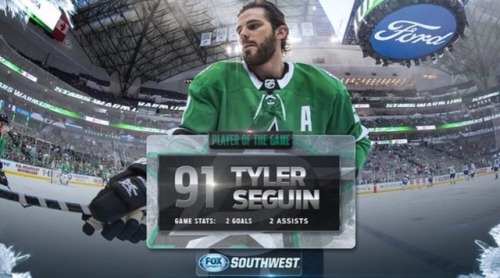 puckinginsane:Fox Sports Southwest named Tyler Seguin the...