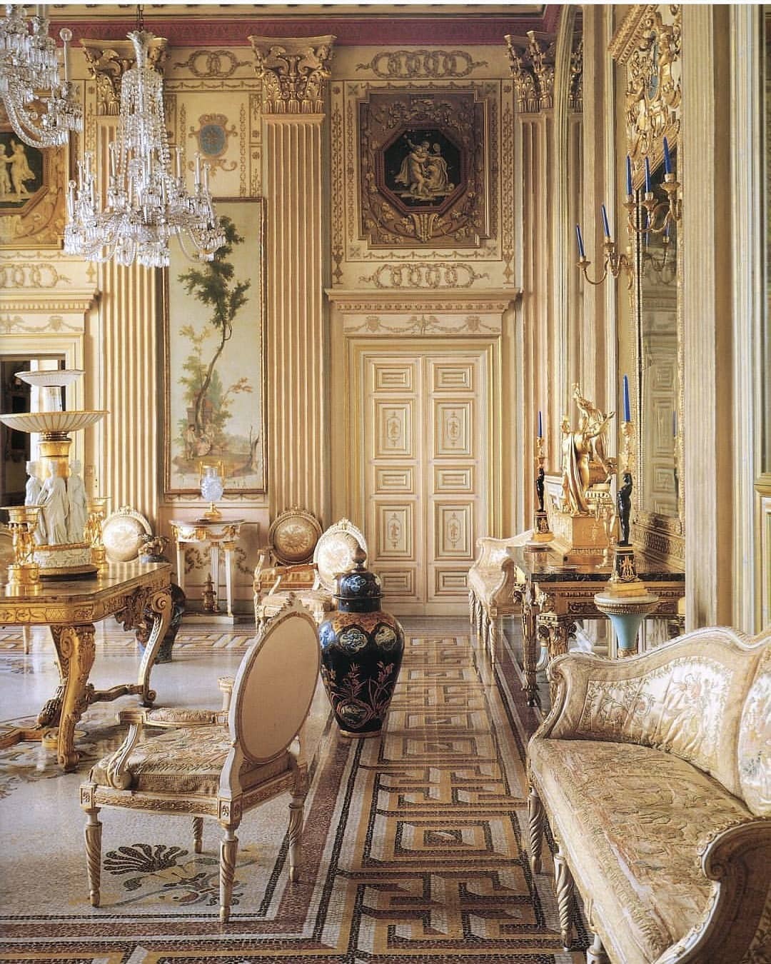 Versaillesadness Exquisite Italian Interior At The Villa