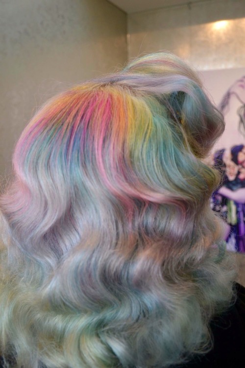 Pastel Rainbow Hair Tumblr