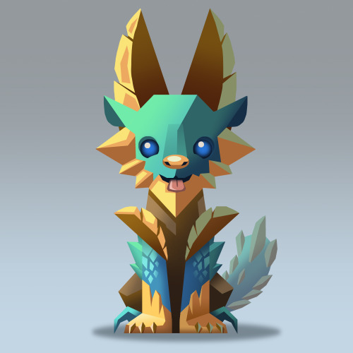 kevanhom:Trying something different.  Here’s a Zinogre from...