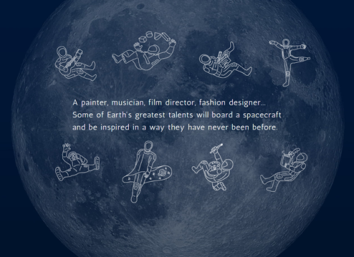 teesfan: #dearMoon project by SpaceX will send artists to the...