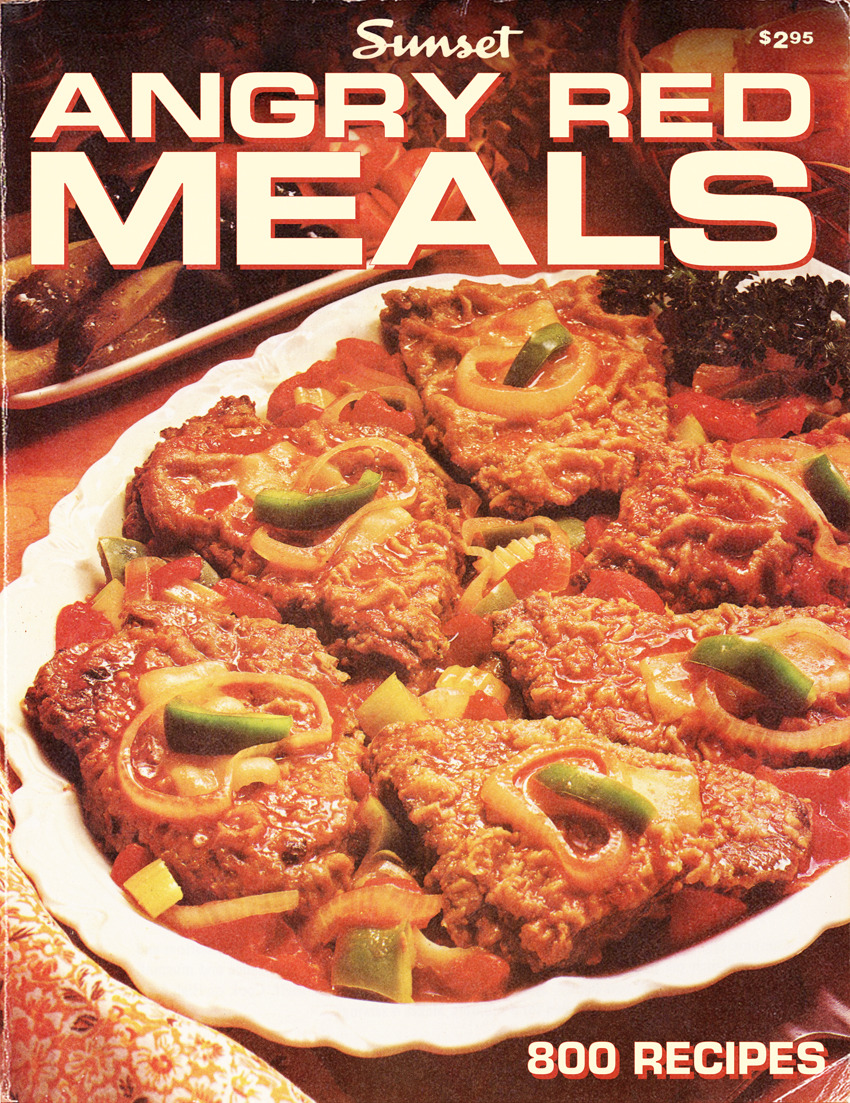 Angry Red Meals, Sunset Magazine, 1980