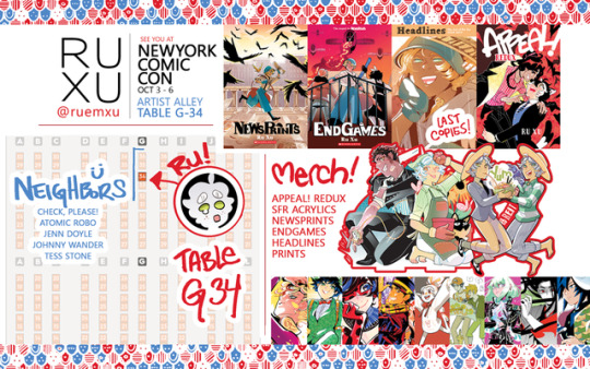 Next week is New York Comic Con! Come find me at G-34 in the Artist Alley. APPEAL! Pilot backers, ask me for a free mini print!...