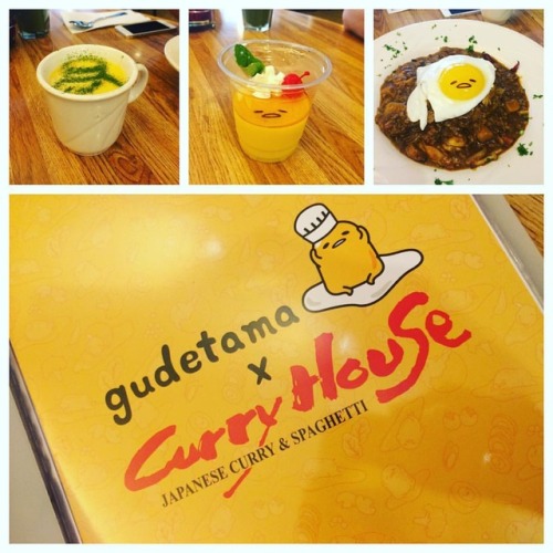 We did this today.#gudetama #curryhouse (at Curry House...