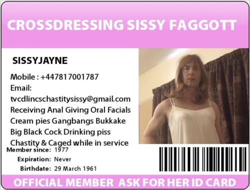 @Sissy faggot IDs