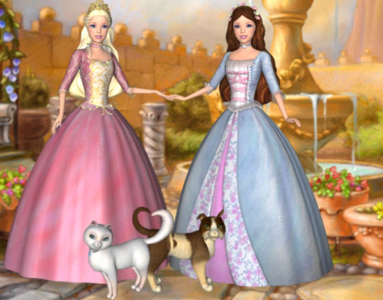 barbie movie with two princesses