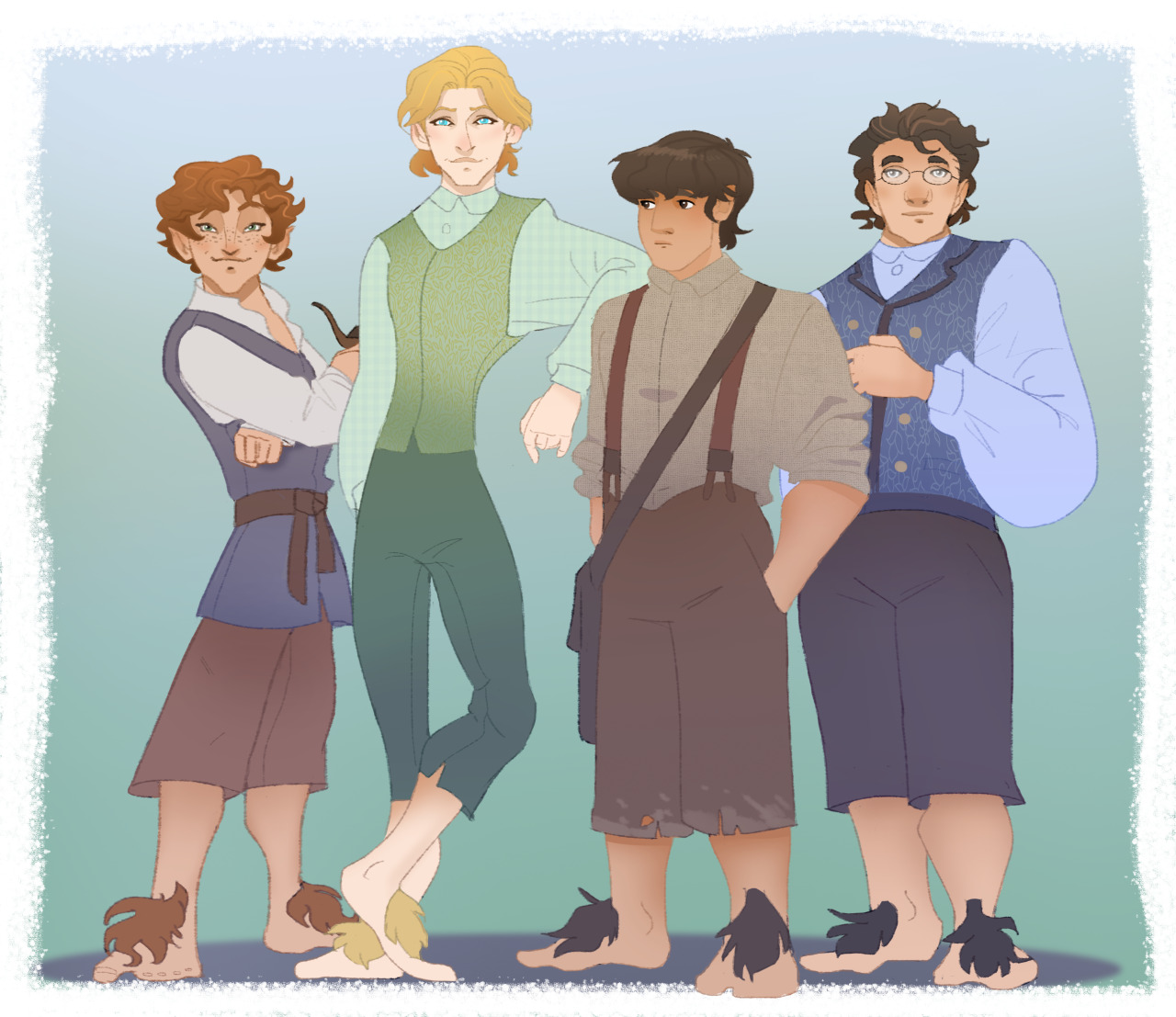 it's fine — Hobbity character designs from a while ago. Just...