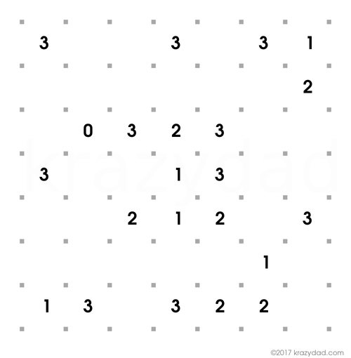 connect 4 dots with 4 lines