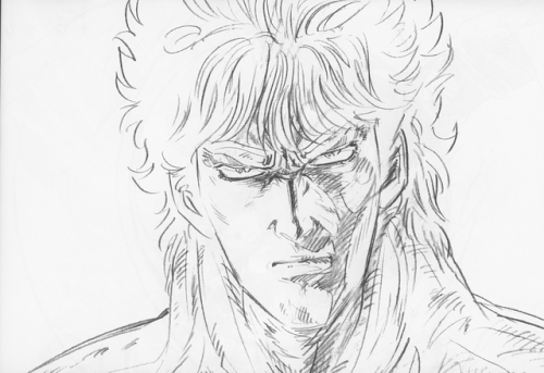 80sanime:Fist of the North Star sketches by Junichi Hayama,...