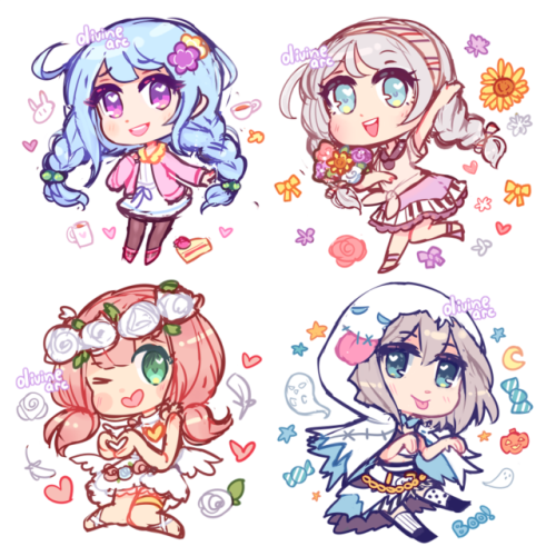 olivinearc:adding more girls to the set for otakon, have a...