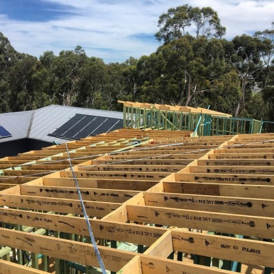 The bones of what will be one stunning home