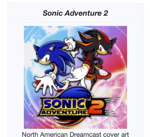 meme-hell:HAPPY 17TH BIRTHDAY SONIC ADVENTURE 2