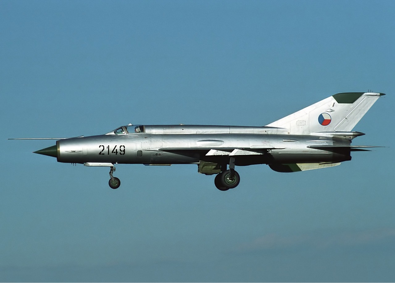 Eastern Bloc militaries — MiG-21 fighter of the Czechoslovak People’s ...