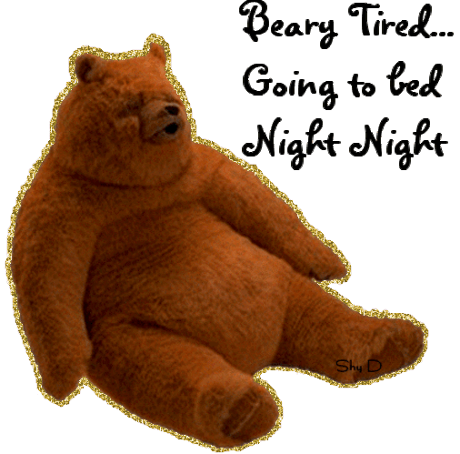 beary tired
