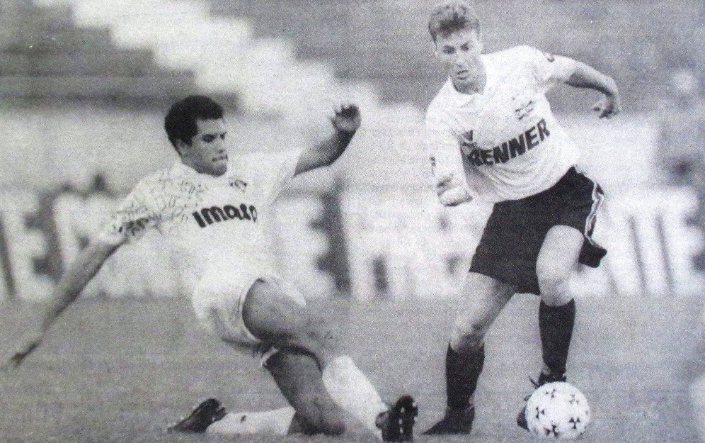 Gauchão 1995 - Grêmio 0x0 São Luiz de Ijuí - Alexandre Xoxó Foto: Mauro Vieira (Zero Hora)