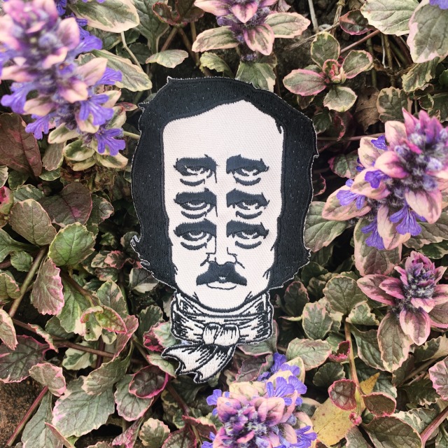 No Fit State Co. Edgar Allen Poe Iron ON Patch