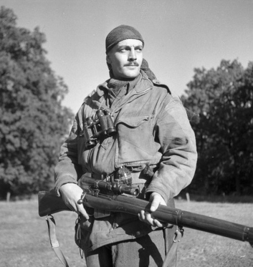 hjmarseille:Sergeant H.A. Marshall of the Sniper Section, The...