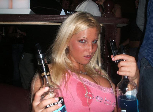 Booze and boobs