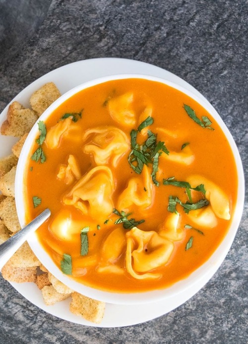 foodffs:Tomato Tortellini SoupRecipe: ...