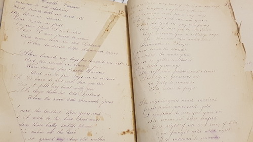 A hand written book of poems by my great great grandfather...