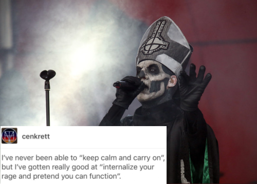 infcstissumam:Mostly Papa Emeritus II Text Posts FT. Papa...